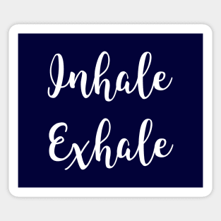 Inhale Exhale Yoga Gift Sticker